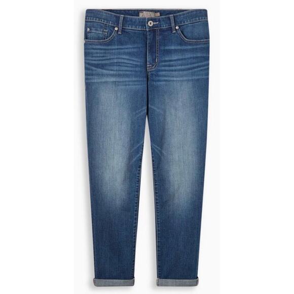 torrid Size 18 Medium Dark Wash Boyfriend Straight Vintage Stretch Mid-Rise Jean - Picture 6 of 13